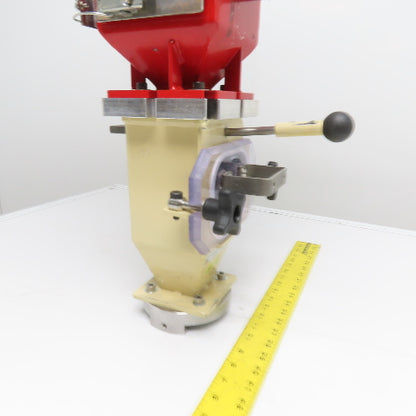 Plastic Process Equipment 1.18 CU/FT Stainless Steel Conical Material Hopper