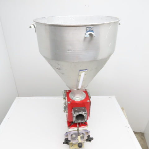 Plastic Process Equipment 1.18 CU/FT Stainless Steel Conical Material Hopper