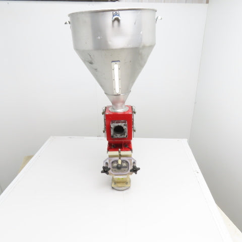 Plastic Process Equipment 1.18 CU/FT Stainless Steel Conical Material Hopper