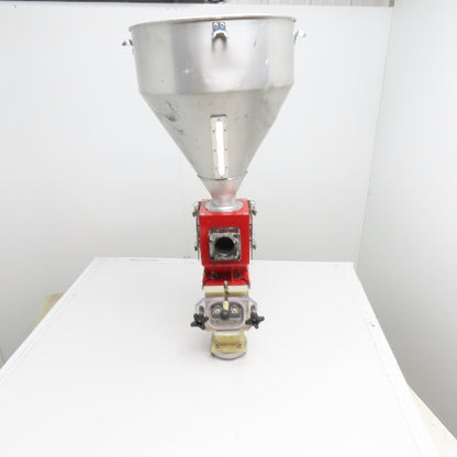 Plastic Process Equipment 1.18 CU/FT Stainless Steel Conical Material Hopper