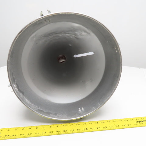 Plastic Process Equip. 1.75 CU/FT Stainless Steel Conical Material Feed Hopper