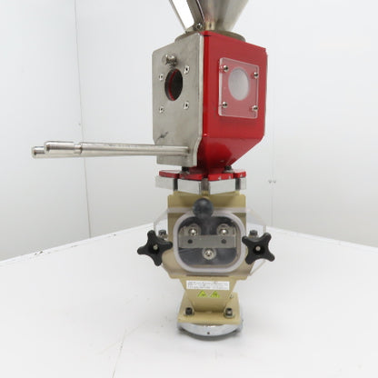 Plastic Process Equip. 1.75 CU/FT Stainless Steel Conical Material Feed Hopper