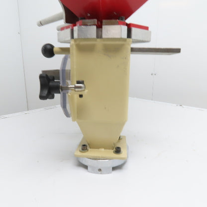 Plastic Process Equip. 1.75 CU/FT Stainless Steel Conical Material Feed Hopper