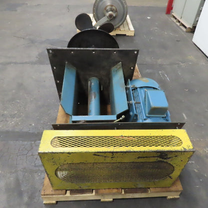 Tank Mixer Agitator Stirrer 7.5HP 3Ph 230/460V 1175RPM 36" Shaft 18" Impeller