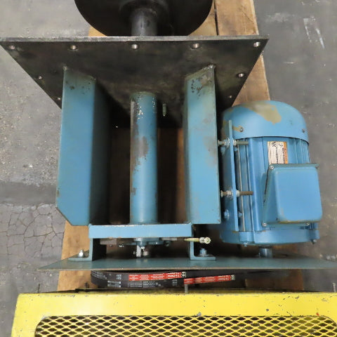 Tank Mixer Agitator Stirrer 7.5HP 3Ph 230/460V 1175RPM 36" Shaft 18" Impeller