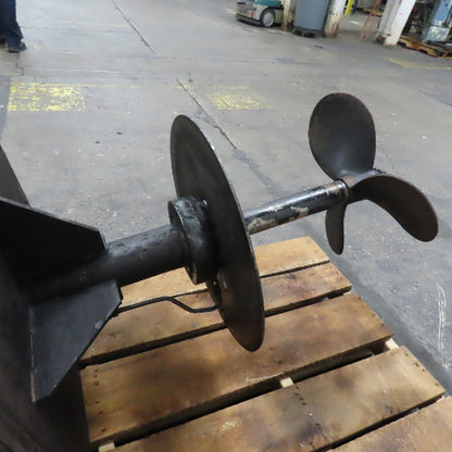 Tank Mixer Agitator Stirrer 7.5HP 3Ph 230/460V 1175RPM 36" Shaft 18" Impeller