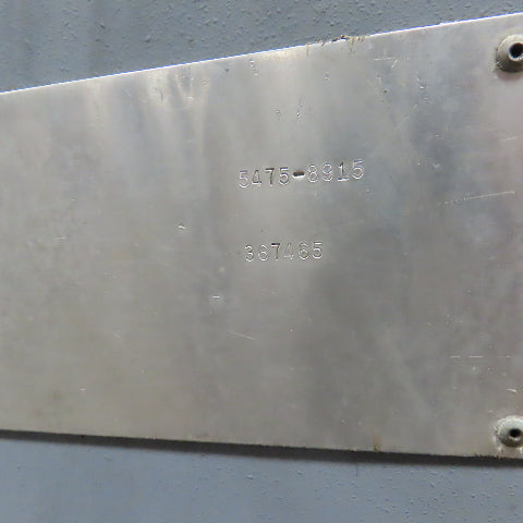 Turbo 5475-8915 Incline Chip Conveyor 1/4HP 3Ph 208-230/460V 51" x 14" Intake