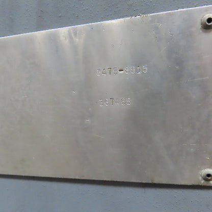 Turbo 5475-8915 Incline Chip Conveyor 1/4HP 3Ph 208-230/460V 51" x 14" Intake