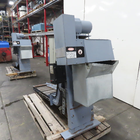 Turbo 5475-8915 Incline Chip Conveyor 1/4HP 3Ph 208-230/460V 51" x 14" Intake