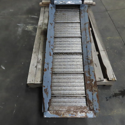 Turbo 5475-8915 Incline Chip Conveyor 1/4HP 3Ph 208-230/460V 51" x 14" Intake