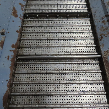 Turbo 5475-8915 Incline Chip Conveyor 1/4HP 3Ph 208-230/460V 51" x 14" Intake