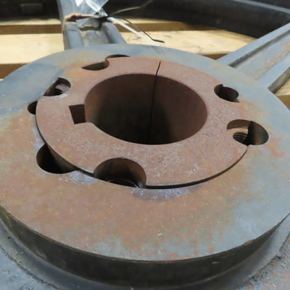6-Groove 5V V-Belt Sheave Pulley 50" OD x 4-1/2" Wide 95mm Bore Bushing