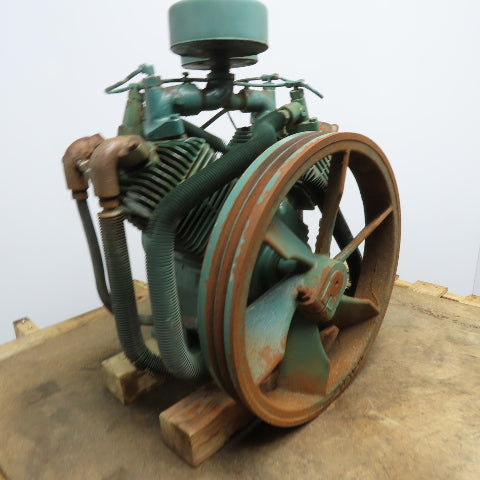 Heavy Duty Two Stage V-Twin Air Compressor Pump Head
