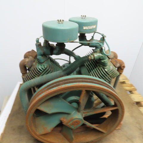 Heavy Duty Two Stage V-Twin Air Compressor Pump Head
