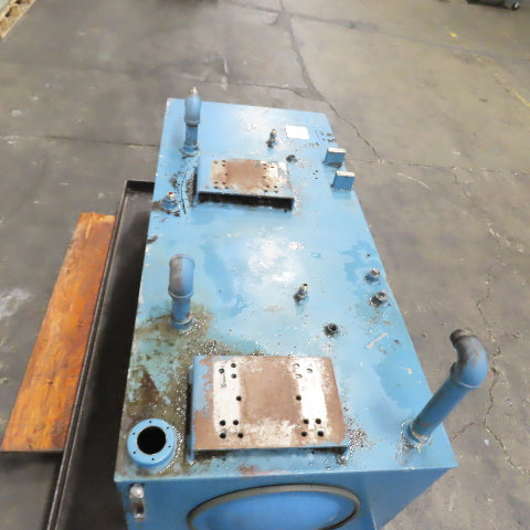 100 Gallon Stripped Down Hydraulic Power Unit Tank Only w/ Spill Drip Pan