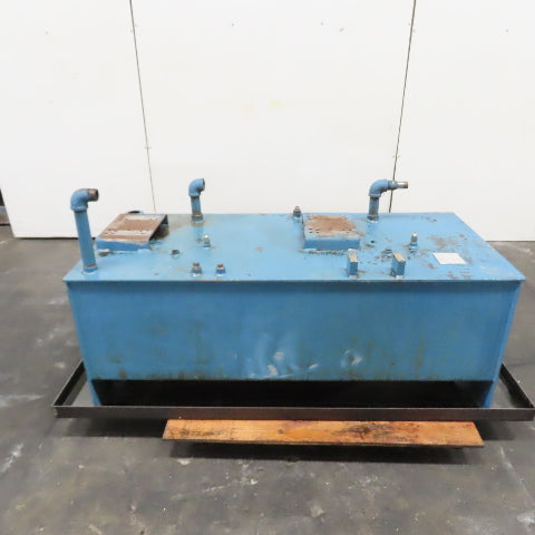 100 Gallon Stripped Down Hydraulic Power Unit Tank Only w/ Spill Drip Pan