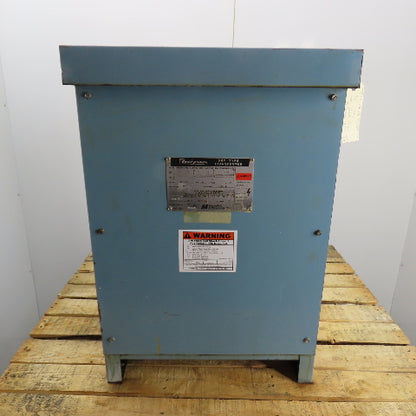 MagneTek Jefferson 223-3214 45 KVA Transformer 480V Pri 208Y/120V Sec 3Ph