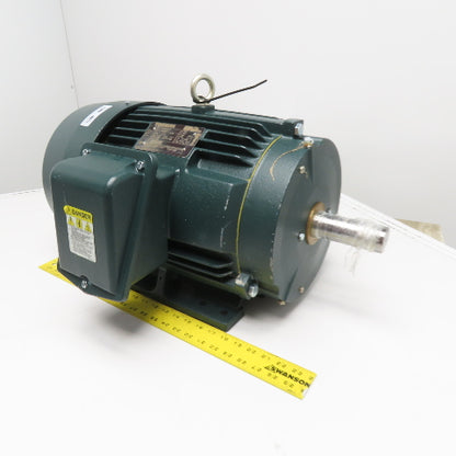 Toshiba 0058XDSB41A-P 5HP 3.7kW Electric Motor 460V 3Ph 870RPM 254T Frame