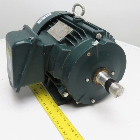 Toshiba 0102XDSB41A-P 10HP 7.5kW Electric Motor 460V 3Ph 3510RPM 215T Frame