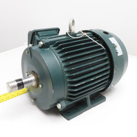 Toshiba 0102XDSB41A-P 10HP 7.5kW Electric Motor 460V 3Ph 3510RPM 215T Frame