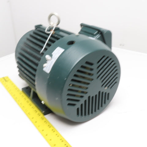 Toshiba 0102XDSB41A-P 10HP 7.5kW Electric Motor 460V 3Ph 3510RPM 215T Frame