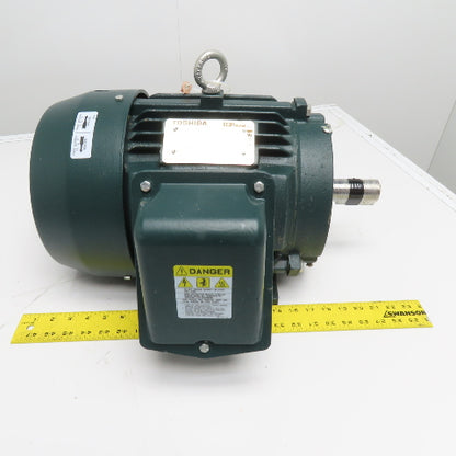 Toshiba 0102XDSB41A-P 10HP 7.5kW Electric Motor 460V 3Ph 3510RPM 215T Frame