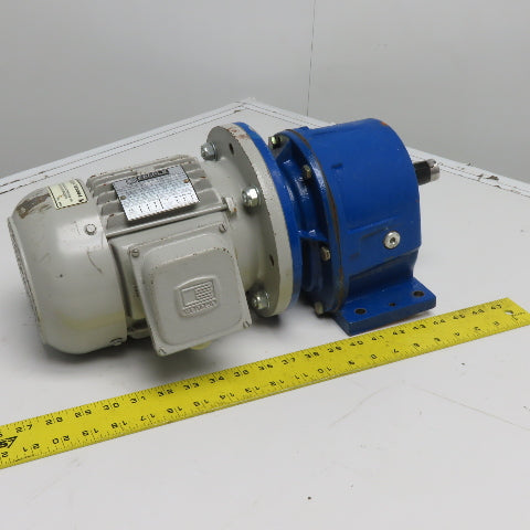 Bonfiglioli AS25P 080B5 1CV Gear Motor 220V/380V 3Ph 1730RPM 5.02 Ratio Inline