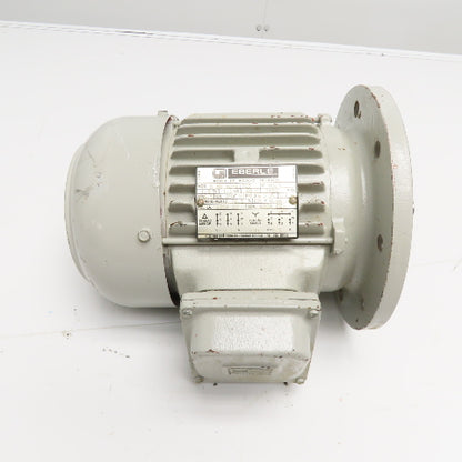 Eberle B 80 A2-E1705 1.5CV 1.1kW Electric Motor 230V/400V 3Ph 3430RPM