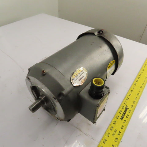Baldor 36H315X100 AC Electric Motor 5HP 3450RPM 3Ph 184TZ 208-230/460V Tested