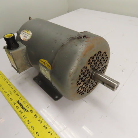 Baldor 36H315X100 AC Electric Motor 5HP 3450RPM 3Ph 184TZ 208-230/460V Tested