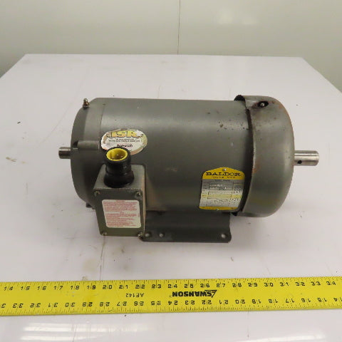 Baldor 36H315X100 AC Electric Motor 5HP 3450RPM 3Ph 184TZ 208-230/460V Tested