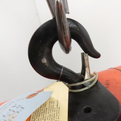 CM Lodestar Model L 1Ton 2000LB Electric Chain Hoist 20'Lift 16FPM 230/460 3Ph