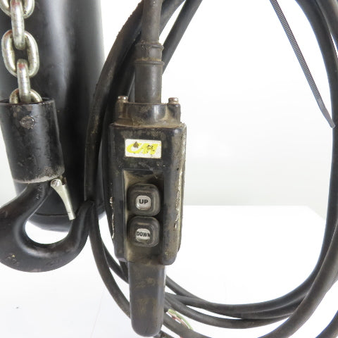 CM Lodestar Model L 1Ton 2000LB Electric Chain Hoist 20'Lift 16FPM 230/460 3Ph