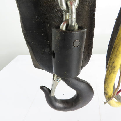 CM Lodestar Model L 1Ton 2000LB Electric Chain Hoist 15'Lift 16FPM 230/460 3Ph