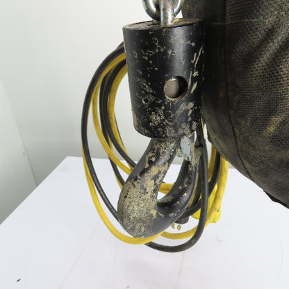 CM Lodestar Model RRS 2Ton 4000LB Electric Chain Hoist 20'Lift 16FPM 230/460 3Ph