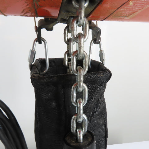 CM Lodestar Model RRS 2Ton 4000LB Electric Chain Hoist 20'Lift 16FPM 230/460 3Ph