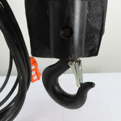 CM Lodestar Model RRS 2Ton 4000LB Electric Chain Hoist 20'Lift 16FPM 230/460 3Ph