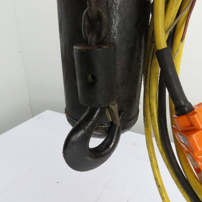 CM Lodestar Model L 1Ton 2000LB Electric Chain Hoist 15'Lift 16FPM 230/460 3Ph