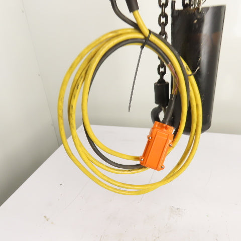 CM Lodestar Model L 1Ton 2000LB Electric Chain Hoist 15'Lift 16FPM 230/460 3Ph