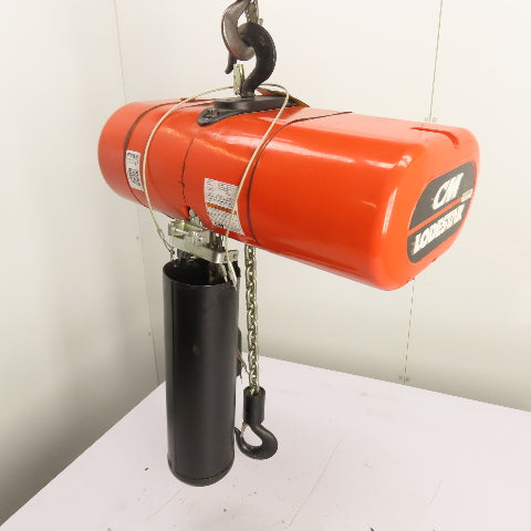 CM Lodestar Model L 1Ton 2000LB Electric Chain Hoist 15'Lift 16FPM 230/460 3Ph
