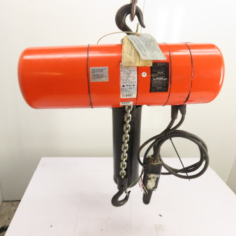 CM Lodestar Model L 1Ton 2000LB Electric Chain Hoist 15'Lift 16FPM 230/460 3Ph