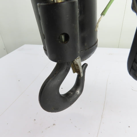 CM Lodestar Model L 1Ton 2000LB Electric Chain Hoist 15'Lift 16FPM 230/460 3Ph