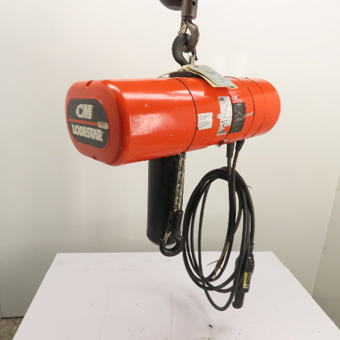 CM Lodestar Model L 1Ton 2000LB Electric Chain Hoist 15'Lift 16FPM 230/460 3Ph