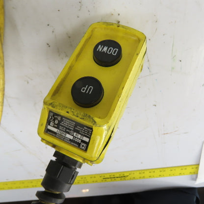 CM Lodestar Model L 1Ton 2000LB Electric Chain Hoist 15'Lift 16FPM 230/460 3Ph