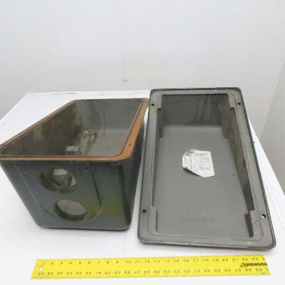 Toshiba 13-1/2" x 23-1/2" Heavy Duty Cast Iron Motor Terminal Box