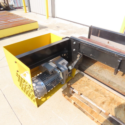 Jomar CB116-BA-S385 Incline Cleated Belt Conveyor 460V 3Ph 5hp 32' x 12" Intake