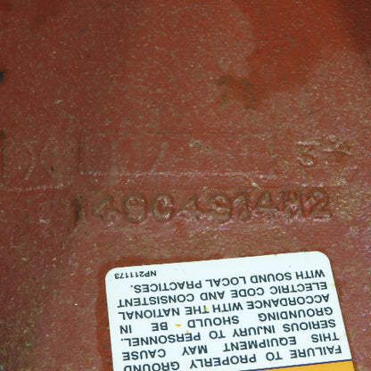GE 149C4914G2 Vintage Cast Iron Slanted Motor Terminal Box 9-3/4" x 6-1/2"