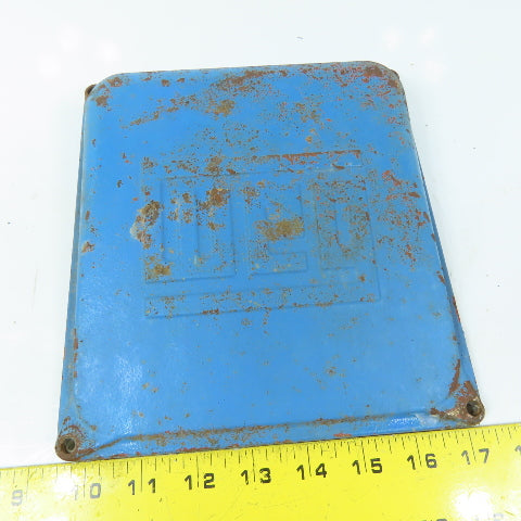 WEG Electric Motor Cast Conduit Terminal Junction Box Cover 7-7/8" x 8-1/2"