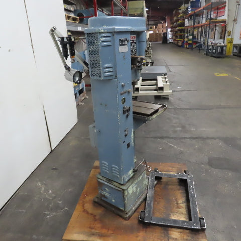 Snow TA-3-A Vertical Tapping Machine 220V 3Ph Tested 12-1/2" Throat