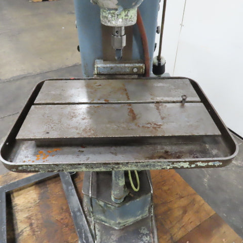 Snow TA-3-A Vertical Tapping Machine 220V 3Ph Tested 12-1/2" Throat